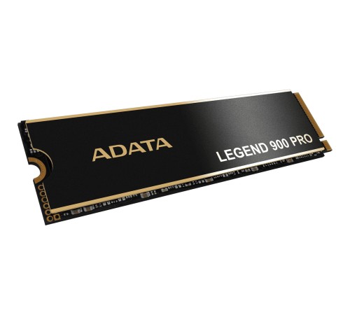 Твердотельный накопитель/ ADATA SSD LEGEND 900 PRO, 4000GB, M.2(22x80mm), NVMe 1.4, PCIe 4.0 x4, 3D NAND, R/W 7400/6500MB/s, IOPs н.д./н.д., TBW 2400, DWPD 0.3 (5 лет)