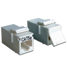 Повторитель портов Повторитель портов RJ45, неэкранированный, кат.5E, формата Keystone, белый
