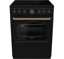 Плита GORENJE/ Электрическая плита,варочная поверхность стеклокерамика,объем духовки 71 л ,дверца 2 стекла+термослой,глубокий и мелкий противень,эмаль SilverMatte,MultiAir,ExtraSteam,11 режимов,очистка паром AquaClean Класс энергопотребления: A, Электронн