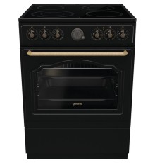 Плита GORENJE/ Электрическая плита,варочная поверхность стеклокерамика,объем духовки 71 л ,дверца 2 стекла+термослой,глубокий и мелкий противень,эмаль SilverMatte,MultiAir,ExtraSteam,11 режимов,очистка паром AquaClean Класс энергопотребления: A, Электронн