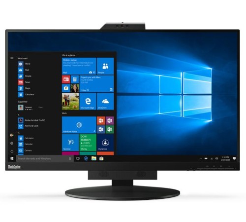 Монитор Lenovo ThinkCentre Tiny-In-One 27" (TIO27) 16:9 QHD (2560x1440) IPS, AG, 4ms, 350N, 1xHDMI 1.4, 1xDP 1.2, 1xUSB-B 3.1 Gen 1, USB upstream, LTPS, 1Y (Reply.10YFRAT1EU)