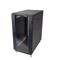  ЦМО Шкаф телекоммуникационный напольный 18U (600x800) дверь стекло, цвет чёрный