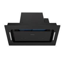 Встраиваемая вытяжка KORTING/ Встраиваемая вытяжка KORTING, 60 см, 5 режимов, 900 м3/ч, сенсорное управление, таймер, интенсивный режим, LED освещение, угольный фильтр KIT 0284 (опция), цвет черное стекло