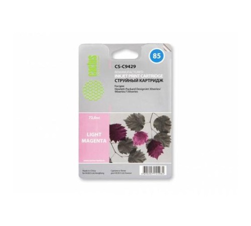 -/ Картридж струйный Cactus CS-C9429 №85 светло-пурпурный (72мл) для HP DJ 30/130