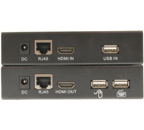 Приёмник/ OSNOVO Комплект для передачи HDMI, USB(клавиатура и мышь), ИК управления и питания по кабелю витой пары (HDBaseT). Расстояние передачи до 40м (4K2K(30Гц)), до 70м (1080p). Поддержка технологии Power over HDBaseT(PoH). Поддержка HDMI 1.4 и HDCP 1