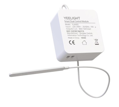 Реле Yeelight Smart Dual Control Module YLAI002 Реле Yeelight Smart Dual Control Module YLAI002