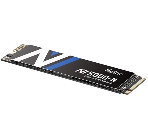 SSD накопитель Netac SSD NV5000-N 1TB PCIe 4 x4 M.2 2280 NVMe 3D NAND, R/W up to 4800/4600MB/s, IOPS(R4K) 400K/530K, TBW 640TB, without heat sink, 5y wty SSD накопитель Netac SSD NV5000-N 1TB PCIe 4 x4 M.2 2280 NVMe 3D NAND, R/W up to 4800/4600MB/s, IOPS(R4K) 400K/530K, TBW 640TB, without heat sink, 5y wty