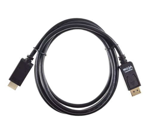 Кабель-переходник/ Кабель-переходник DisplayPort M-> HDMI M 4K@60Hz 1.8m VCOM (CG609-1.8M) Кабель-переходник/ Кабель-переходник DisplayPort M-> HDMI M 4K@60Hz 1.8m VCOM (CG609-1.8M)