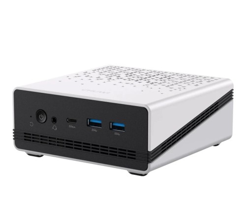 Компьютер/ Chuwi Ubox  AMD Ryzen 5 6600H(3.3Ghz)/16384Mb/512PCISSDGb/Int:AMD Radeon/BT/WiFi/war 1y/1.35kg/Iron Gray/Win11Home + DDR5 (SODIMM MAX 64GB)(RAM slot*2)/USB2.0*1/USB3.2G1*3/Type-C*1(DP,PD)/HDMI*1/DP*1/RJ45*2/WIFI6,BT5.