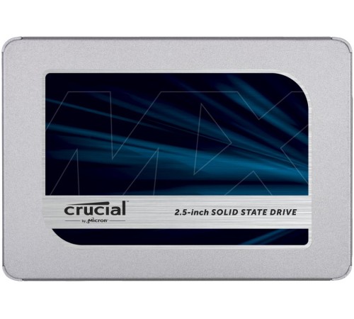 Твердотельный накопитель/ Crucial SSD MX500, 250GB, 2.5" 7mm, SATA3, 3D TLC, R/W 560/510MB/s, IOPs 95 000/90 000, DRAM buffer 256MB, TBW 100, DWPD 0.2, with adapter 9.5mm (12 мес.) Твердотельный накопитель/ Crucial SSD MX500, 250GB, 2.5" 7mm, SATA3, 3D TLC, R/W 560/510MB/s, IOPs 95 000/90 000, DRAM buffer 256MB, TBW 100, DWPD 0.2, with adapter 9.5mm (12 мес.)