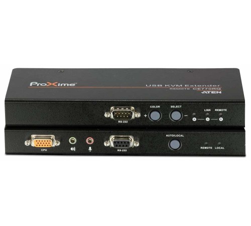 Удлинитель консоли (клав./мышь USB+мон.+аудио+RS232) на 200м/ USB KVM EXTENDER W/1.8M W/230V ADP