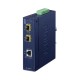 медиа конвертер/ PLANET IP30 Industrial 10/100/1000T to 2-Port 100/1000X SFP Gigabit Media Converter (-40 to 75 degree C)