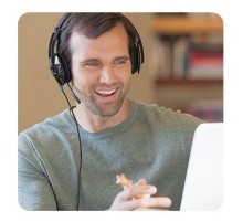 Гарнитура Logitech H540 (USB, элементы управления на наушнике, кабель 1.8м) (M/N: A-00042)