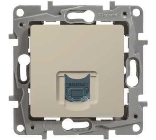 ETIKA Роз. RJ45 кат. 5 UTP, сл. кость