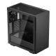 корпус Deepcool CH510 без БП, боковое окно (закаленное стекло), 1x120мм вентилятор сзади, черный, ATX