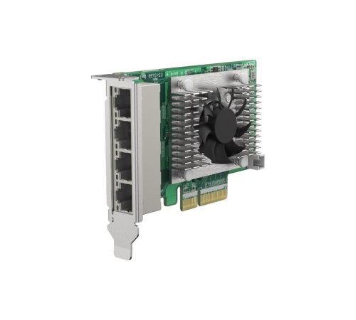 Сетевая карта/ QNAP QXG-2G4T-I225 4-port 2.5 GbE network expansion card, Controller I225-LM,  PCIe Gen2 x4, 3 x Brackets included (Full-height, Low-profile and Specialized for QNAP NAS)