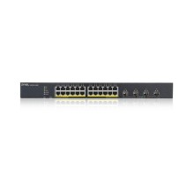 Коммутатор Smart L3 Lite PoE+ Zyxel NebulaFlex XGS1935-28HP, rack 19", 24xGE PoE+, 4xSFP+, бюджет PoE 375 Вт