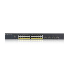 Коммутатор Smart L3 Lite коммутатор PoE+ Zyxel NebulaFlex XGS1935-28HP, rack 19", 24xGE PoE+, 4xSFP+, бюджет PoE 375 Вт