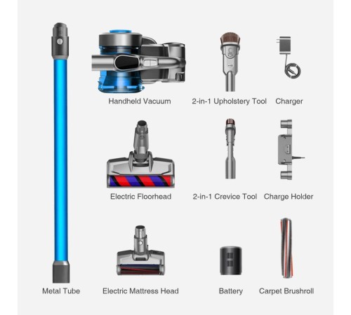 Пылесос вертикальный Jimmy Cordless Vacuum Cleaner JV85 Graphite+Blue с зарядной станцией и адаптером модели ZD24W300060U (Вскрытая упаковка) Пылесос вертикальный Jimmy Cordless Vacuum Cleaner JV85 Graphite+Blue с зарядной станцией и адаптером модели ZD24W300060U (Вскрытая упаковка)