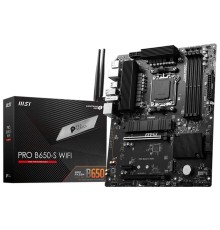 Материнская плата/ MB MSI AMD B650 sAM5, 4xDDR5(256GB), HDMI 2.1/DP, 2xPCIe 4.0x16, 1xPCIe 3.0, 1xLAN (2.5GbE), Wi-Fi, BT, 4xSATA 6Gb/s, 2xM.2, 1xUSB-C, 7xUSB 3.2, ATX
