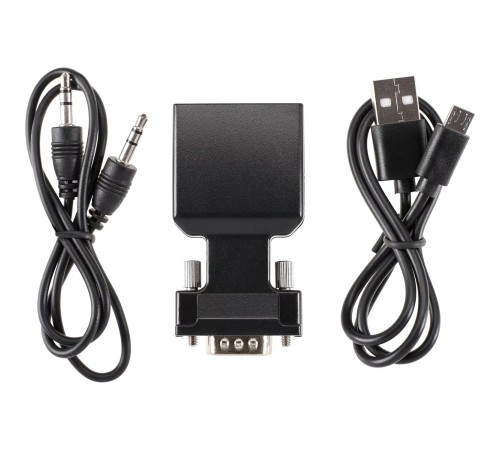 Переходник/ Переходник HDMI(F) --> VGA(M)+audio,1080*60Hz, VCOM <CA336A>