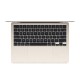 Ноутбук Apple/ 13-inch MacBook Air: Apple M2 with 8-core CPU, 8-core GPU/16Gb/256GB SSD - Starlight/EN