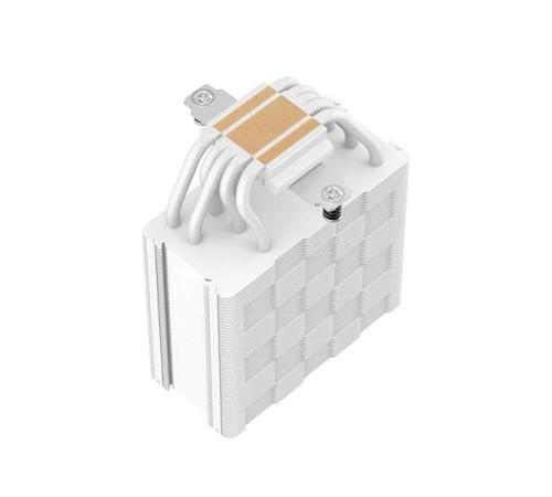 Кулер для процессора DEEPCOOL AG500 WH ARGB LGA1700/1200/115X/AM5/AM4 (12шт/кор, TDP 240W, PWM, ARGB Fan 120mm, 5 тепл. Трубок, Copper Base, белый) RET