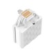 Кулер для процессора DEEPCOOL AG500 WH ARGB LGA1700/1200/115X/AM5/AM4 (12шт/кор, TDP 240W, PWM, ARGB Fan 120mm, 5 тепл. Трубок, Copper Base, белый) RET