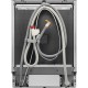 Встраиваемая посудомоечная машина ELECTROLUX/ Встраиваемая полногабаритная посудомоечная машина , загрузка на 15 комплектов посуды, сенсорное управление, 8 программ, 59.6x55x82 см, черный цвет, сушка: с открыванием дверцы/с теплообменником, индикация на п