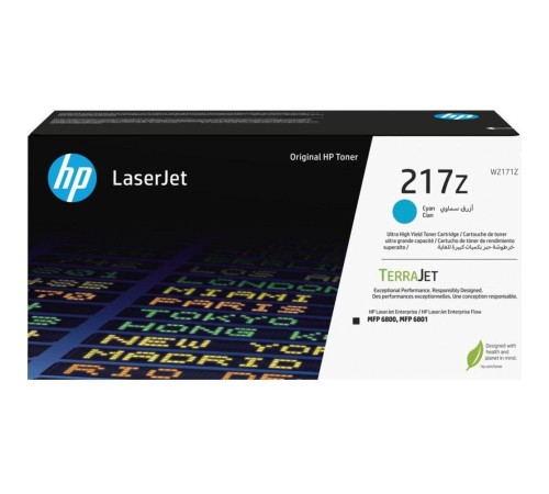 Тонер-картридж/ HP 217Z Ultra High Yield Cyan Original LaserJet Toner Cartridge