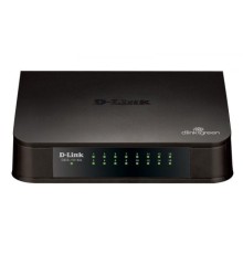 Коммутатор D-Link Неуправляемый коммутатор, 16x100Base-TX, корпус пластик