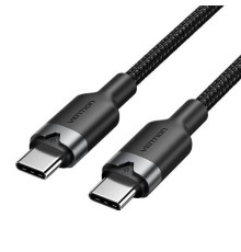 Кабель Vention USB 2.0 CM/CM - 2м. Черный 3А PD60W