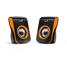 Колонки компьютерные Geinus SP-Q180, 2.0, 2 x 3W RMS, USB-power, Orange (Мятая упаковка)