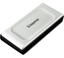Твердотельный накопитель/ Kingston External SSD XS2000, 500GB, Type-C, USB 3.2 Gen 2x2, R/W 2000/2000MB/s, IP55, 70x33x14mm, Silver (60 мес)