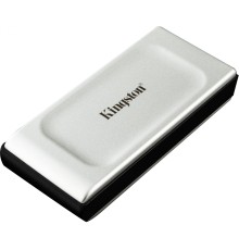 Твердотельный накопитель/ Kingston External SSD XS2000, 500GB, Type-C, USB 3.2 Gen 2x2, R/W 2000/2000MB/s, IP55, 70x33x14mm, Silver (60 мес)