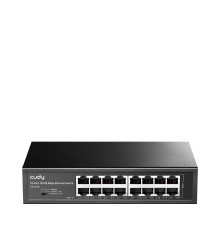 Коммутатор/ 16-Port 10/100 Mbps Switch, 16 10/100 Mbps RJ45 Ports, Switch/VLAN/Extend working mode DIP switch, Rack-mountable Steel Case, Power Saving, Plug & Play, Rack-Mount kits included