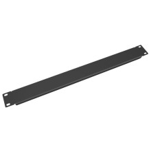  Cabeus SH-J019-1U-BK Заглушка (Фальш-Панель) 19" 1U, цвет черный (RAL 9004)