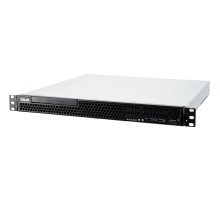 Серверная платформа/ ASUS RS100-E10-PI2 Server System, 1U; 2 x Internal 3.5" HDD + 2 x M.2 connector; Intel C242, s1151, 4 x DDR4 (2666 ECC/non-ECC UDIMM, up to 64GB), VGA AST2500  32MB VRAM, 1 x PCI-E x16 1,  Single 250W 80 PLUS Bronze PS