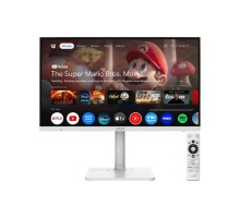 Монитор MSI Modern MD272UPSW 27" 16:9 UHD(3840x2160) IPS Flat,4ms(GTG),1000:1,100M:1,300nits,1xHDMI,1xDP,1xUSB-C,2xUSB-A,1xRJ45,Speaker,Tilt,Swivel,Height,Pivot,60Hz,White,1y war-ty