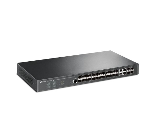 Коммутатор/ JetStream 24-Port SFP L2+ Managed Switch with 4 10GE SFP+ Slots EUplug
