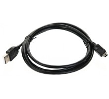 Кабель/ Кабель USB 2.0 A-->mini-B 5P (1,8м) чёрный Telecom <TC6911BK-1.8M>