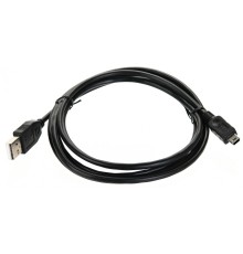Кабель/ Кабель USB 2.0 A-->mini-B 5P (1,8м) чёрный Telecom <TC6911BK-1.8M>