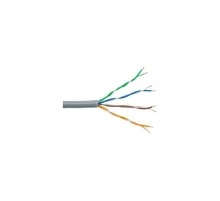 кабель Кабель витая пара Bion BCL-U5451-101 U/UTP, кат.5e, 4x2x0,51мм AWG 24, CCA, одножильный, PVC, для внутренней прокладки, 305м, серый