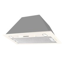 Встраиваемая вытяжка Kuppersberg/ ширина 70 см, отвод/рециркуляция, 1300 м3.ч, кремовый/нержавеющая сталь