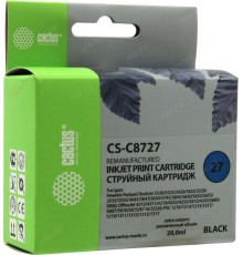 -/ Картридж струйный Cactus CS-C8727 №27 черный (20мл) для HP DJ 3320/3325/3420/3425/3520
