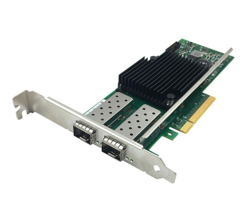 Сетевая карта/ Intel® Ethernet Converged Network Adapter X710-DA2, Dual SFP+ Ports, 10 GBit/s, PCI-E x8 (v3), VMDq, PCI-SIG* SR-IOV Capable, iSCSI, NFS Сетевая карта/ Intel® Ethernet Converged Network Adapter X710-DA2, Dual SFP+ Ports, 10 GBit/s, PCI-E x8 (v3), VMDq, PCI-SIG* SR-IOV Capable, iSCSI, NFS