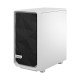 Корпус ПК без блока питания/ Case Fractal Design Meshify 2 Mini TG Clear Tint, Mini-Tower, 1x120mm + 1x140mm, 2xUSB-A 3.2 + 1xUSB 3.2 Type-C mATX, mITX, mDTX White