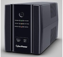 Источник бесперебойного питания CyberPower UT1500EG Line-Interactive 1500VA/900W USB/RJ11/45/USB charger A/C NEW (существенное повреждение коробки)
