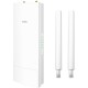 Усилитель Wi-Fi/ AC1200 WiFi Outdoor Repeater, Access Point, 867Mbps at 5GHz + 300Mbps at 2.4GHz, 1 x 100Mbps RJ45, 2 Detachable Antennas, 24V passive PoE, IP65 Waterproof, lightning protection, 24V passive PoE adapter included