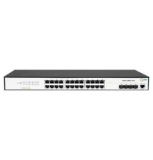 коммутатор SNR Управляемый коммутатор уровня 2, 20 портов 10/100Base-TX, 4 порта 10/100/1000Base-T и 4 порта 100/1000BASE-X (SFP)
